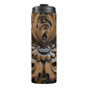 Termo Madera de roble tallado elemento de cierre,carpint