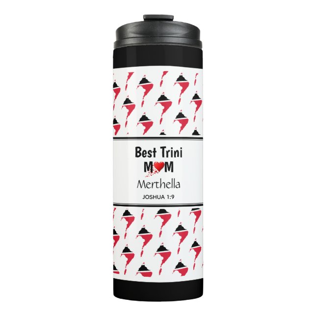 Termo Madre mejor MAMÁ TRINI personalizada MOM Trinidad (Anverso)