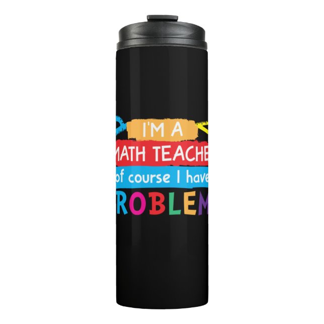 Termo Maestra De Matemáticas Soy Maestra De Matemáticas (Anverso)