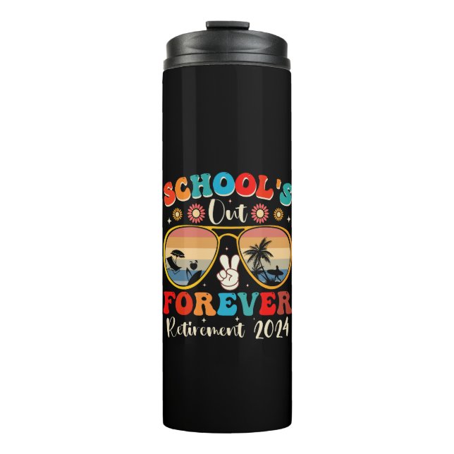 Termo Maestra Jubilada Por Siempre El Día 2024 (Anverso)