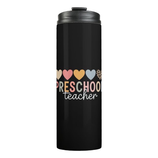 Termo Maestra Preescolar De Vuelta Al Colegio  (Anverso)