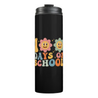 Maestro Niños Retro Groovy 100 Días de Escuela 