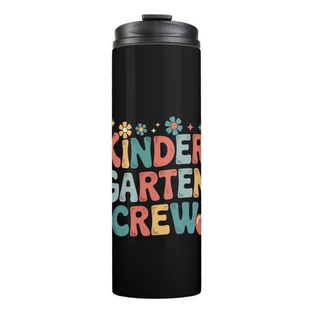 Termo Maestro Regreso a la Escuela Equipo de Kinder (Anverso)
