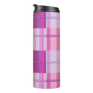 Termo Magenta Cuadros Aesthetic de Fruta Negra en Negrit