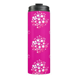 Termo Magenta Minimal Dot Pattern Design