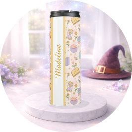 Termo Magia Rosa Personalizada para Chicas Amantes de lo