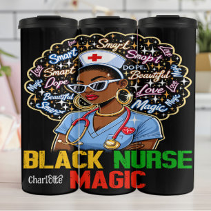 Termo Mágica de enfermeras negras: Inteligente, desagrad