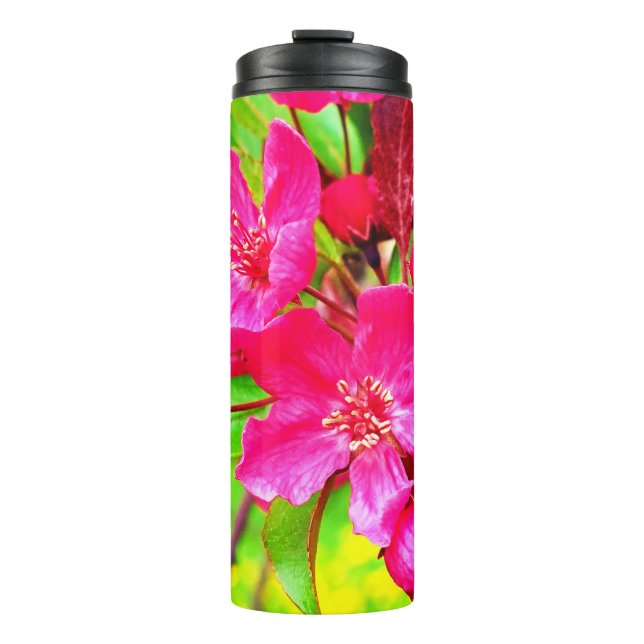 Termo Magnífica foto de Crabapple Red Barron (Anverso)