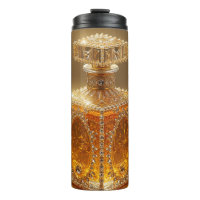 magnífico tumbler termal dorado