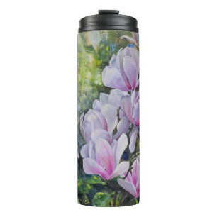 Termo Magnolia Serenidad – Arte Floral de Lukian