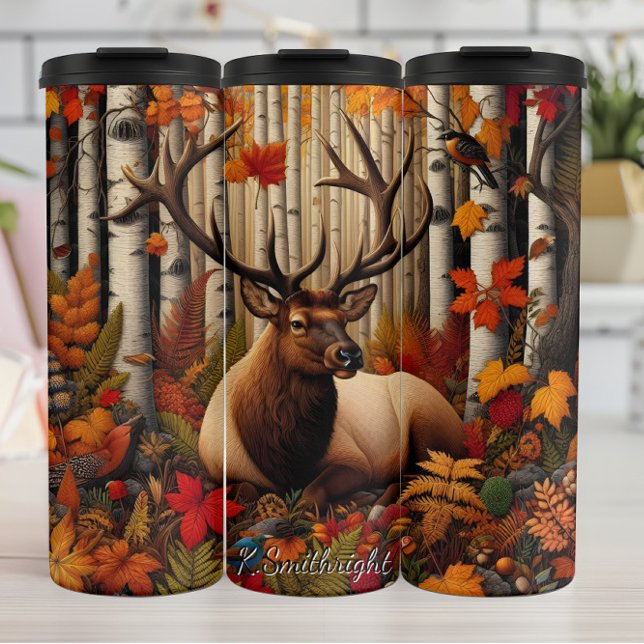 Termo Majestic Elk Autumn Birch (Subido por el creador)