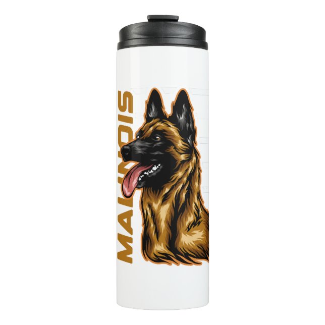 Termo Malinois belga (Anverso)