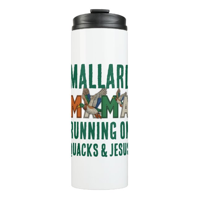 Termo MALLARD MAMA con Piedras de Imitación (Anverso)