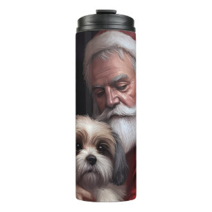 Termo Malti Tzu con Santa Claus Navidad Festiva