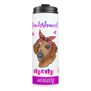 Termo Mamá Dachshund Día de la Madre Amante de los Perro