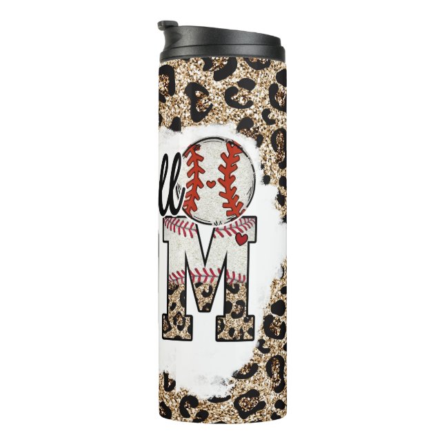 Termo Mamá de béisbol Leopard Imprimir a mamá Deportes d (Rotado hacia la derecha)