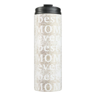 Termo MAMA floral botánico moderno de oro mejor MAMÁ d