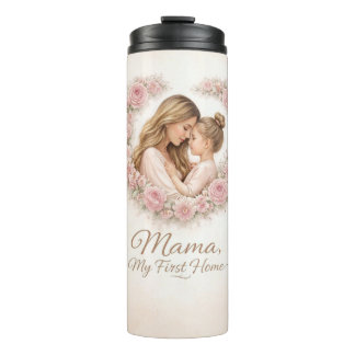 Termo Mamá — Mi Primer Hogar | Flores de Madre e Hija