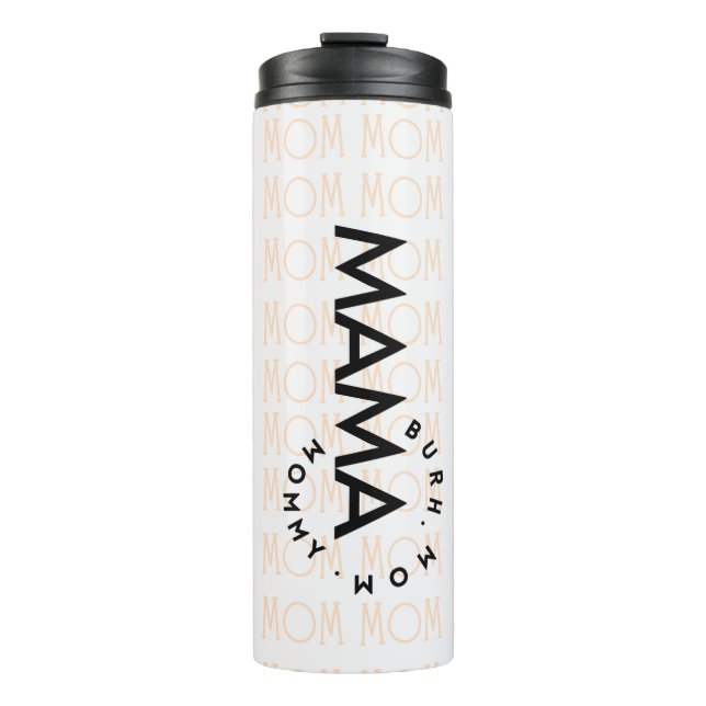 Termo Mamá moderna mamá Bruh Thermal Tumbler (Anverso)