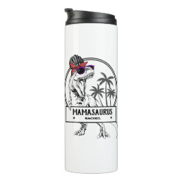 Termo Mamasaurio Mamá T rex Dino Divertido Nombre Person