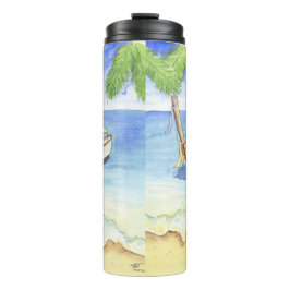 Termo Mañana en Bali Watercolor