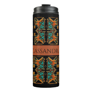 Termo Mandala azteca personalizada