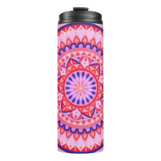 Termo Mandala base rosa