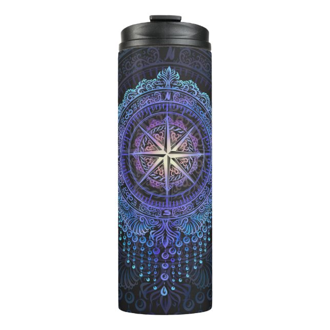 Termo Mandala de brújula celeste (Anverso)