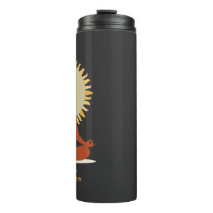 Termo Mandalá del Sol Boho Minimalista Día del Padre