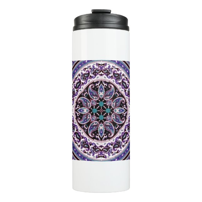 Termo Mandala púrpura (Anverso)