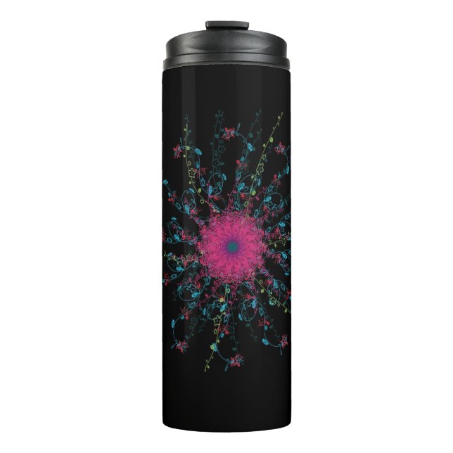 Termo mandala rosa (Anverso)
