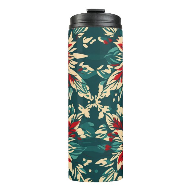 Termo Mandala Tumbler de vacaciones festivas (Anverso)