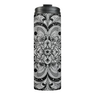 Termo Mandalas Sinfonía de Color – Floral Psicodélico Au