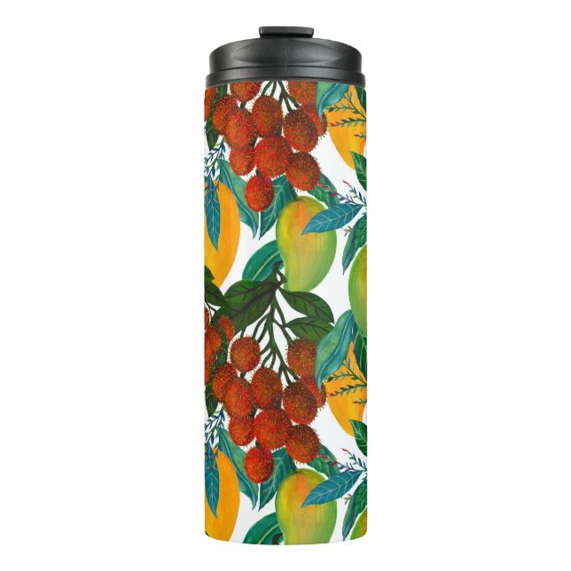 Termo Mango exótico: verano sin mar (Anverso)