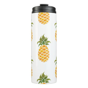 Termo Mano acuarela pintada con frutos exóticos marinero
