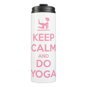 Termo Mantén la Calma y Haz Yoga