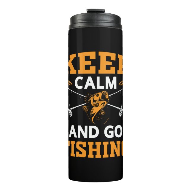 Termo Mantener La Calle Y Ir De Pesca (Anverso)