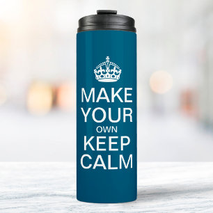 Termo Mantener la calma en la taza de viaje - Tumbler té