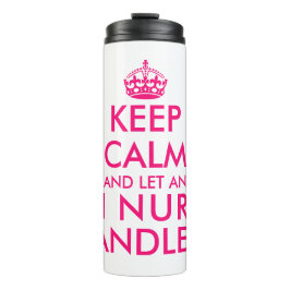 Termo Mantente tranquilo y deja que una enfermera regist