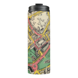 Termo Mapa de la ruta de la coronación, Londres,