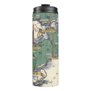 Termo Mapa inalámbrico de las estaciones de la oficina