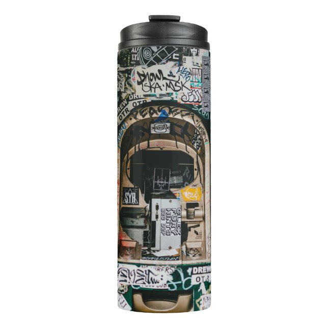 TERMO MÁQUINA ATM CON GRAFFITI (Anverso)