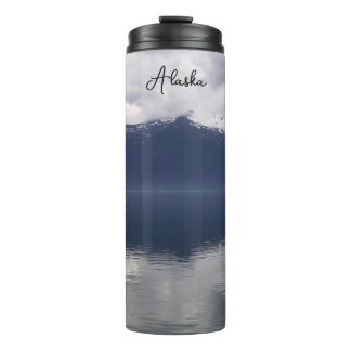 Termo Mar de Alaska en tonos azules