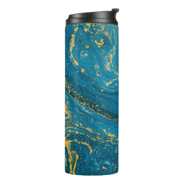 Termo Marble azul (Rotado hacia la izquierda)