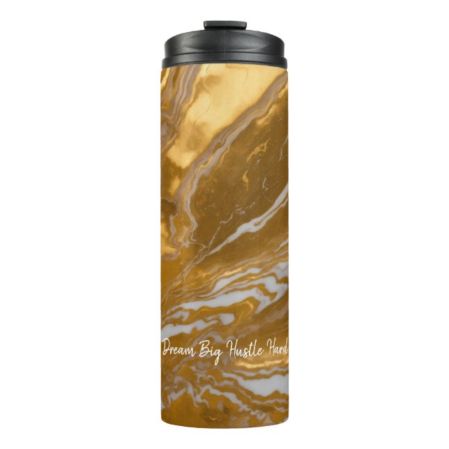 Termo Marble de oro de lujo (Anverso)