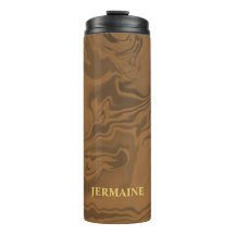 Marca personalizada textura marrón de mármol