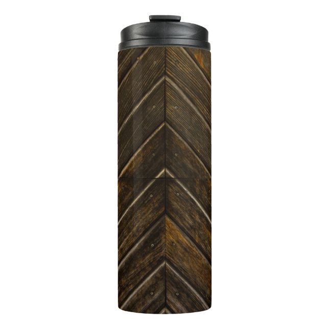 Termo Marco de madera marrón (Anverso)