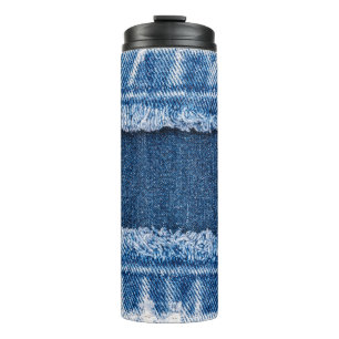 Termo Marco de tela de doble tono de color con tinta bla