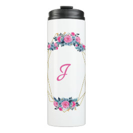 Termo Marco floral personalizado