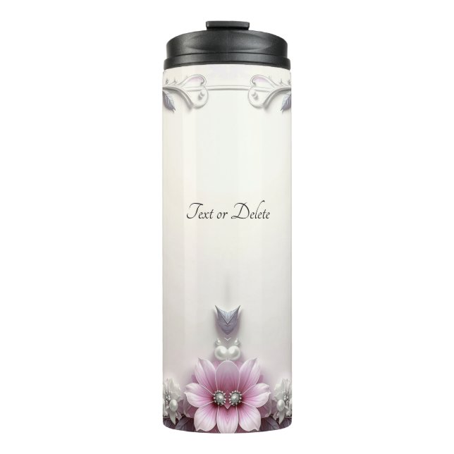 Termo Marco Floral Rosa (Anverso)